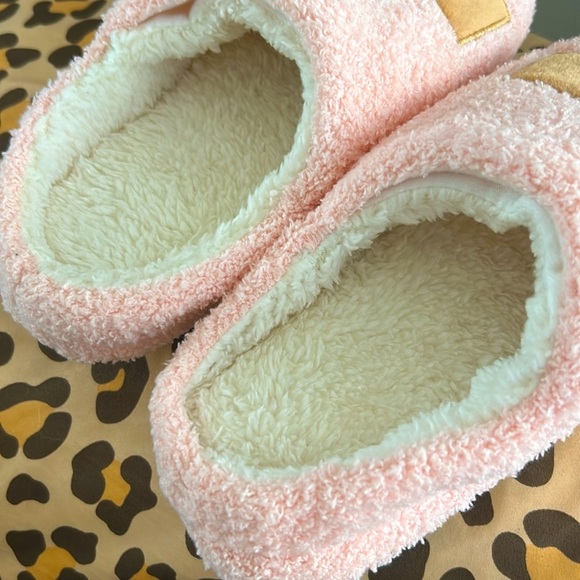 Dachshund Wiener Dog Heated Cozy Pink Sherpa Slippers‎ Sz 7-8 Women’s NEW - Picture 3 of 6